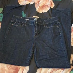 Dark wash Loft jeans